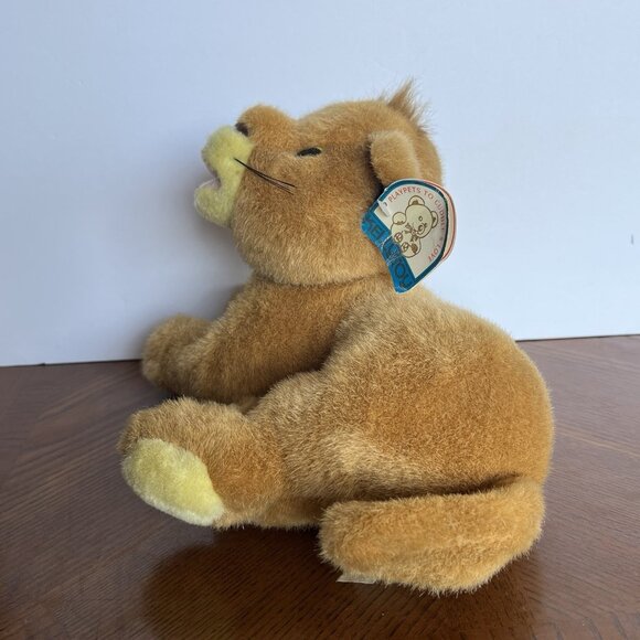 Kellytoy Lion Cub Plush Playful Open Mouth Vintage Playpets to Cuddle Tag - Picture 6 of 14